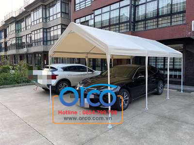 Mobile sliding canopy for car