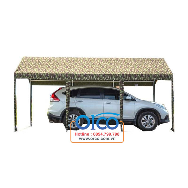 Mobile sliding canopy for car