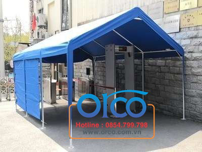 Mobile sliding canopy for car