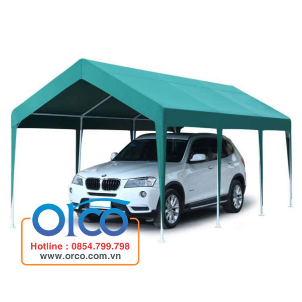 Mobile sliding canopy for car
