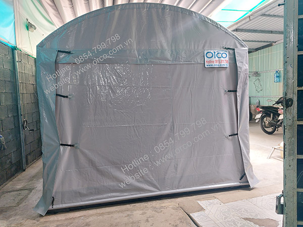 Mobile sliding canopy for car