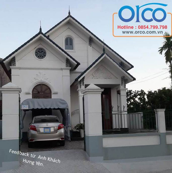 Mobile sliding canopy for car