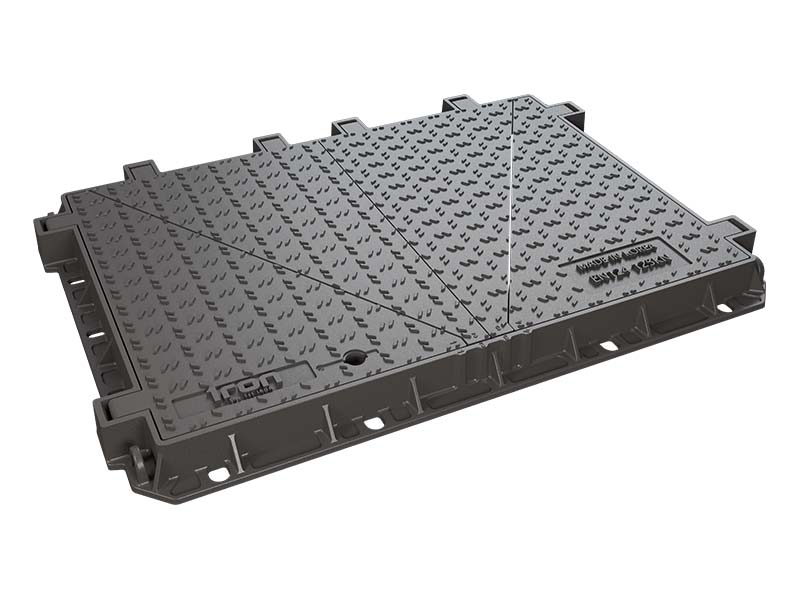 Cam lock quadruple triangle covers
