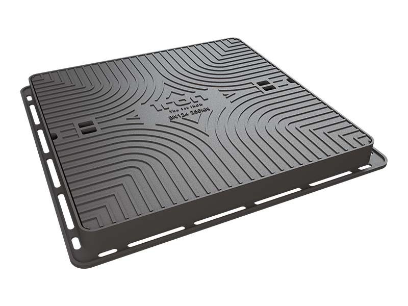 Double sealed square sewer covers