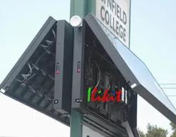 Dual side LED screen RGB