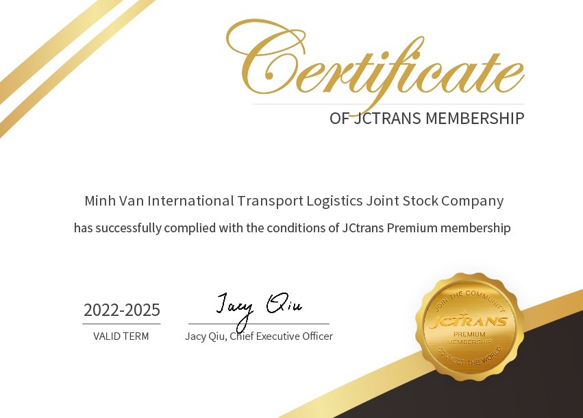 JCtrans Membership Certificate