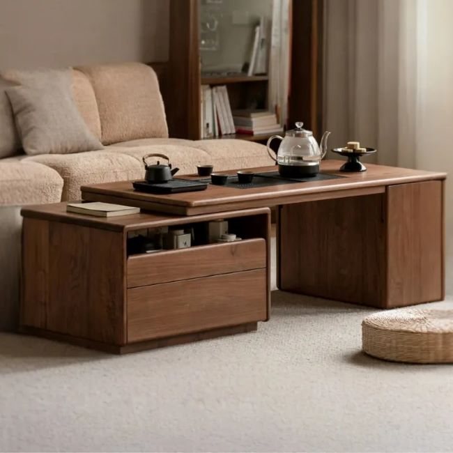 Wooden living room table
