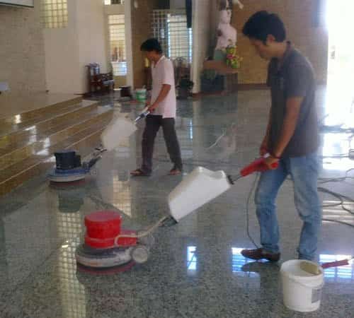 Granite polishing service