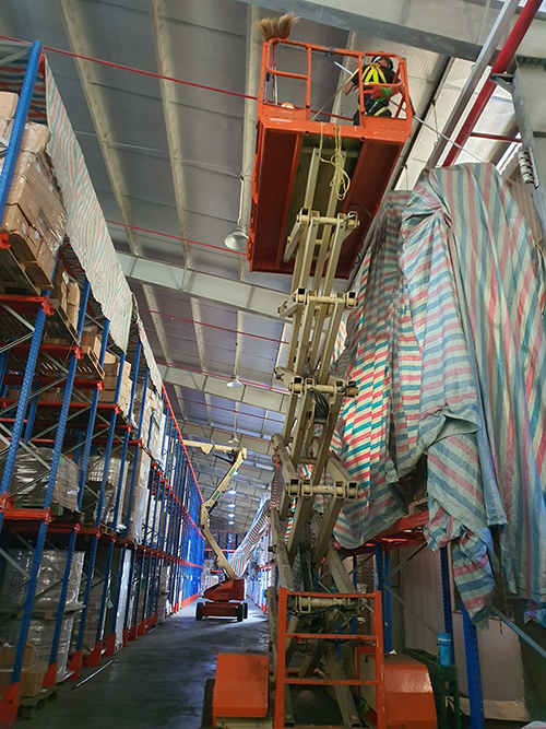 Industrial cleaning service