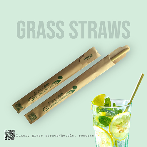 Grass straws