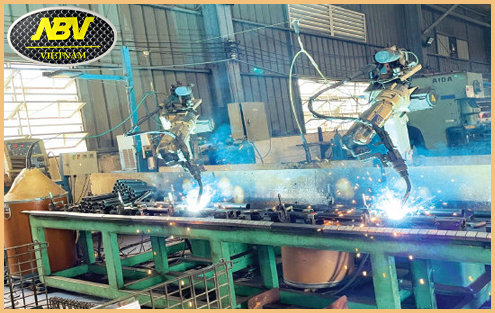 Automatic and semi-automatic MIG, TIG welding for metal items