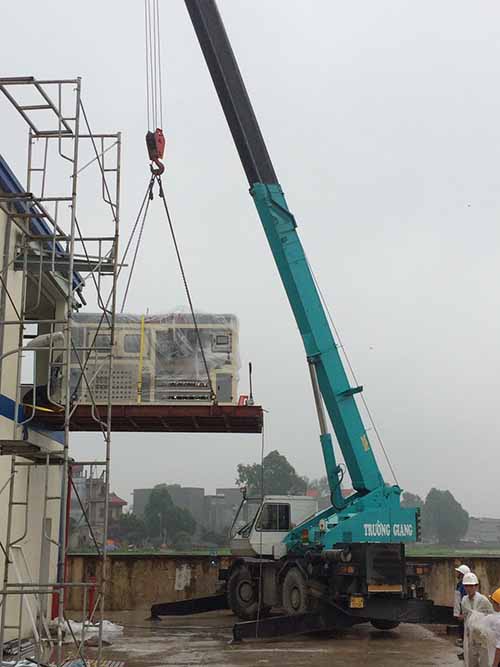 Loading and unloading goods