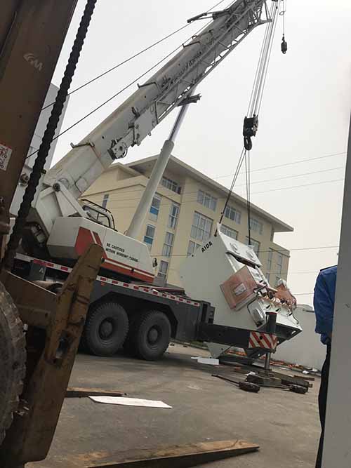 Loading and unloading goods