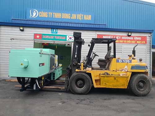 Loading and unloading goods