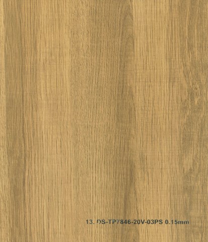 Wood grain PVC panel