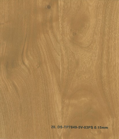 Wood grain PVC panel