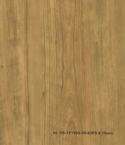 Wood grain PVC panel