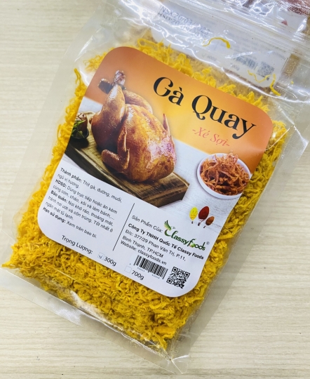Shredded roasted chicken floss 300gr