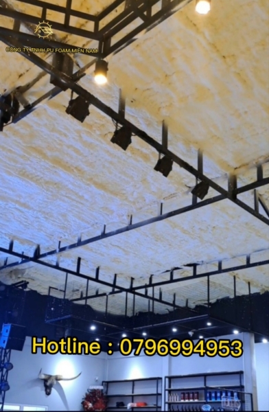 Construction of spraying PU Foam
