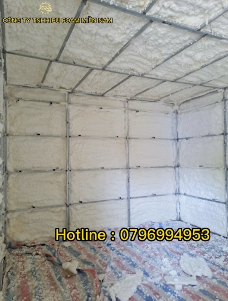 Construction of spraying PU Foam