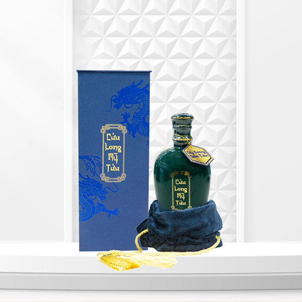 Tay Duong Ginseng Wine - Bat Trang porcelain bottle 700ml