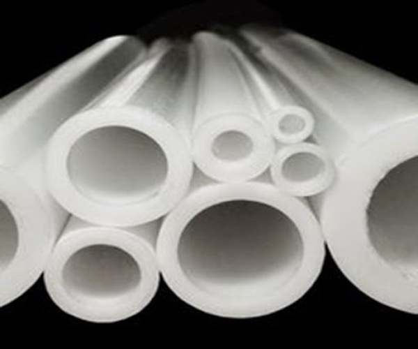 Drilled teflon rod