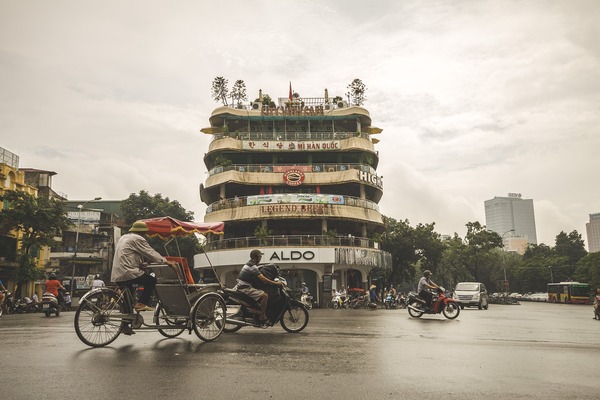Ham Ca Map famous building in Hanoi Center