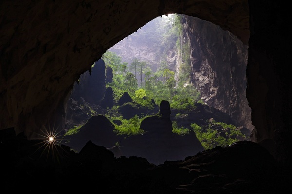 a cave in Phong Nha Ke Bang national park