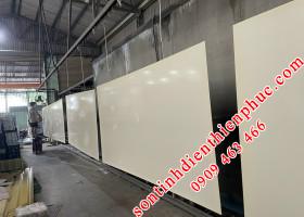 Aluminum bar powder coating