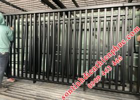 Partition powder coating