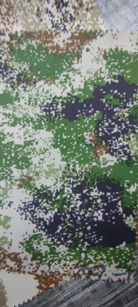 Patterned backpack fabric