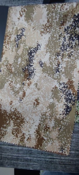 Patterned backpack fabric
