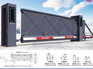 Automatic villa sliding gates