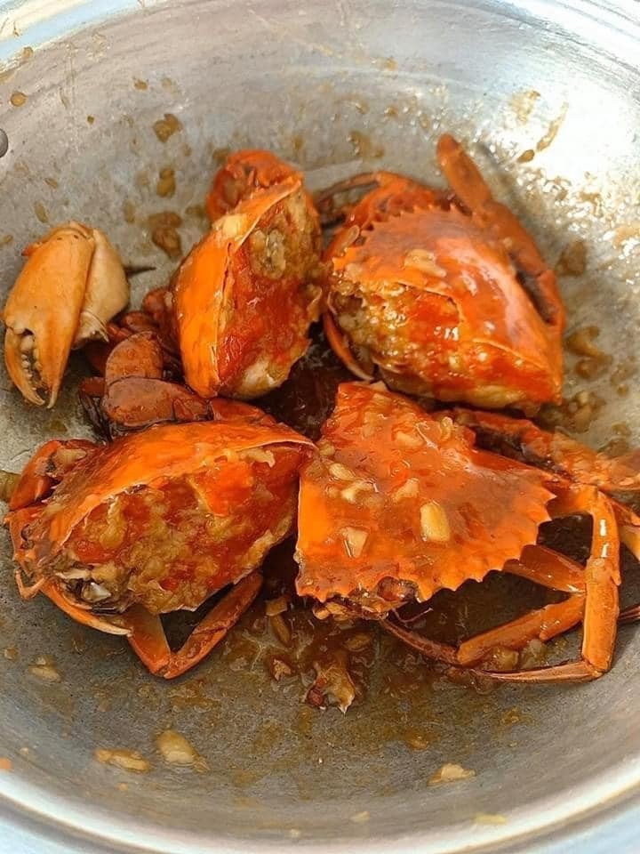 Crab full of fat