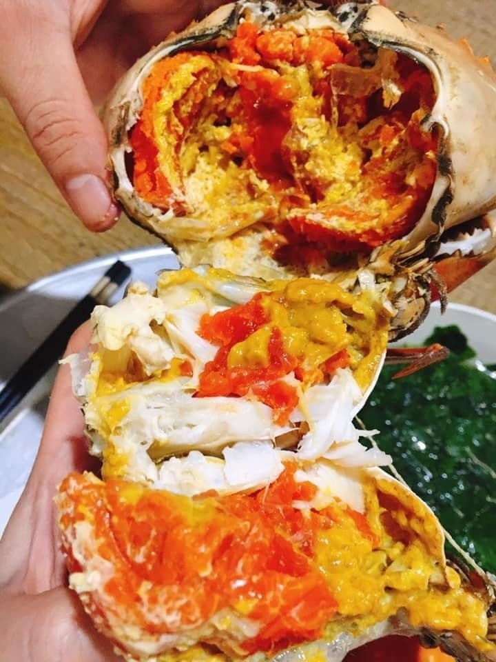 Crab full of fat