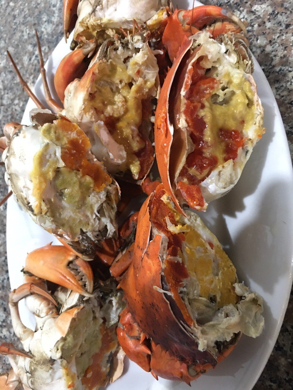 Crab full of fat