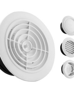 Round air vent louver