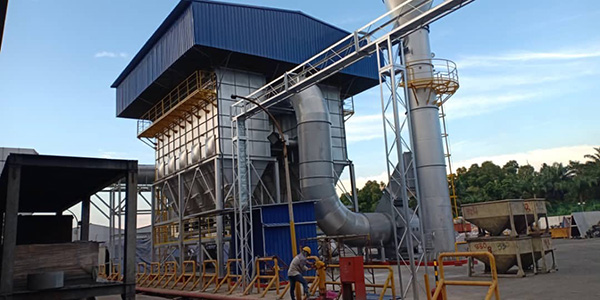 Dust treatment system