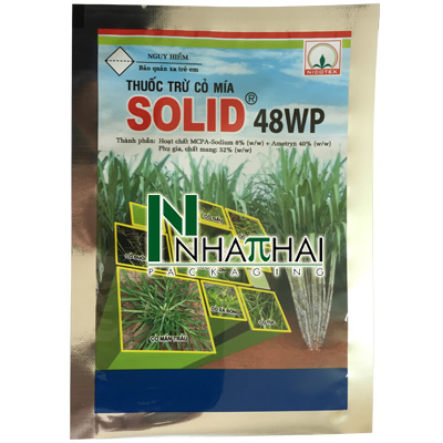 Laminated film packaging printing