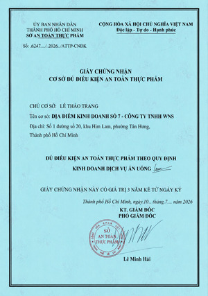 Certificate of Food Safety Eligibility