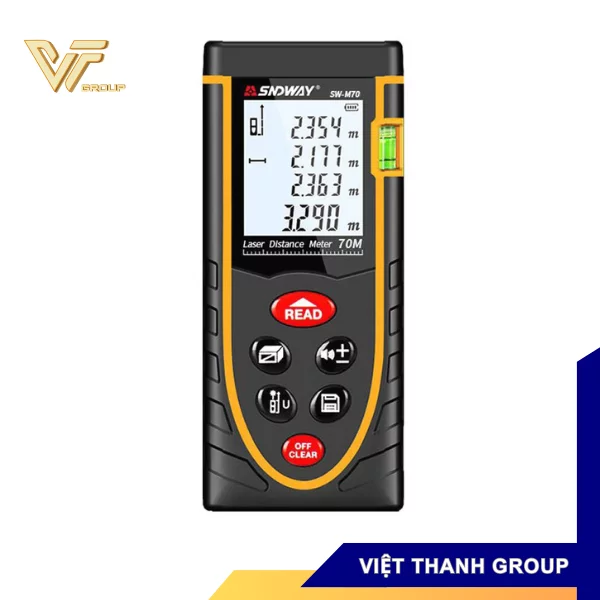 Laser distance meter SNDWAY SW-M70 70M, red ray