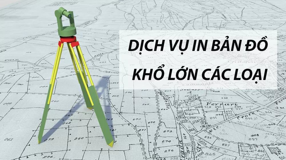 Printing service for large-size map