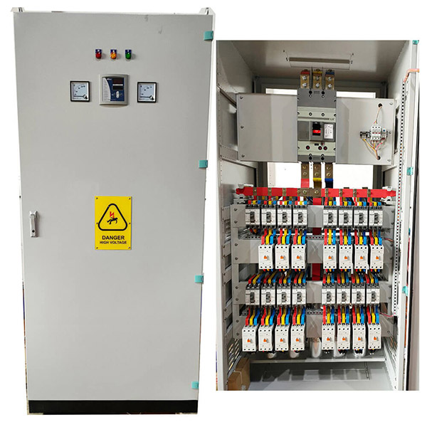 Low voltage capacitor cabinet