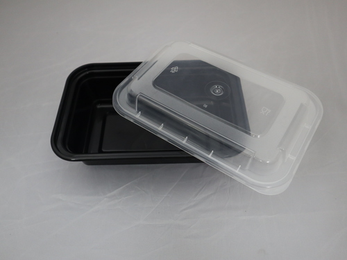 Plastic microwave container food