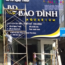 Construction and installation of advertising panels