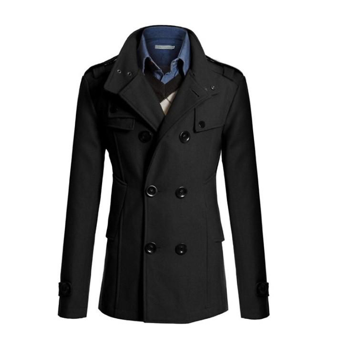 Men fleece coat
