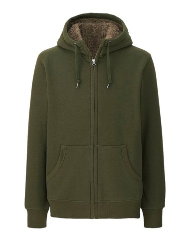 Unisex fleece hoodie jacket