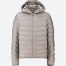 Women feather down jacket - short silhouette