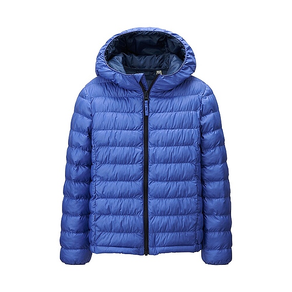Women feather down jacket - short silhouette