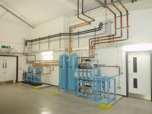 Compressed air system installation